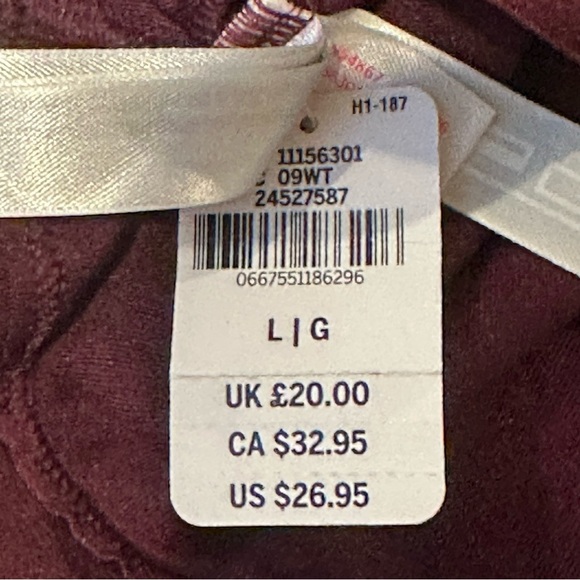 VICTORIAS SECRET ULTIMATE GYM TO SWIM SPORTS BRA BIKINI TOP Maroon Large NEW - Picture 7 of 9